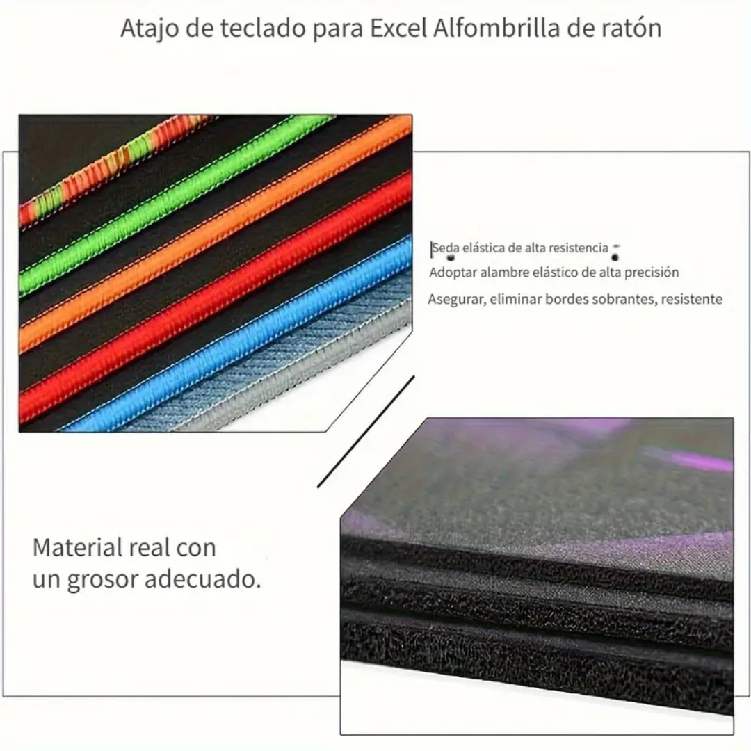Alfombrilla con atajos 💻📊